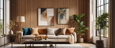 Lambris salon décoratif : tendance, isolation et ambiance chaleureuse